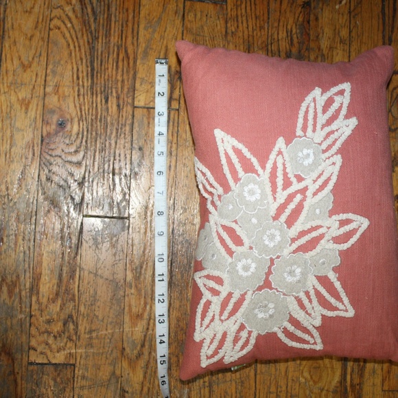 Celerie by Celerie Kemble Lumbar Embroidered Pillow. - Picture 10 of 12